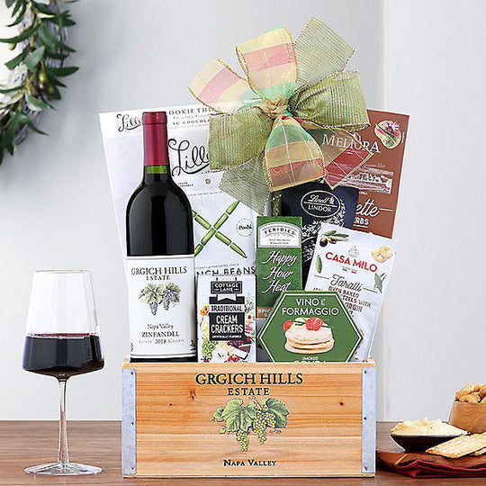 Grgich Hills Zinfandel: Wine Gift Basket