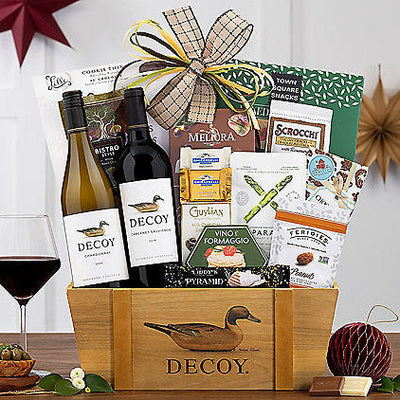 Duckhorn Vineyards Decoy Sonoma Duet Wine Gift Basket