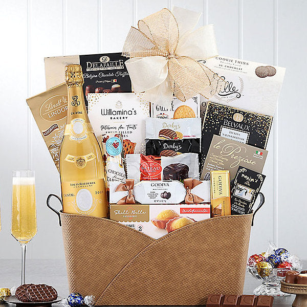 Louis Roederer Cristal: Champagne Gift Basket