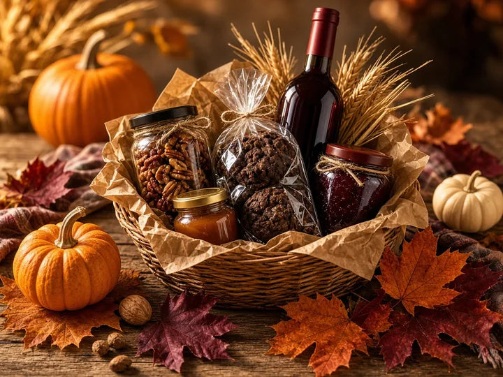 Thanksgiving and fall gift baskets