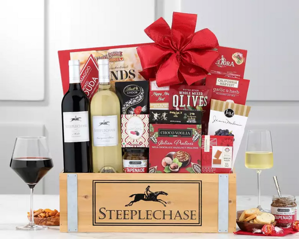 Vineyard Duet: Merlot & Sauvignon Blanc Gift Crate