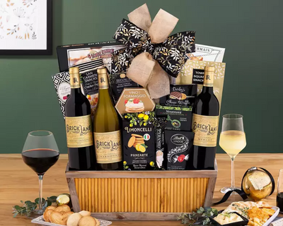 California Trio Wine & Gourmet Gift Basket