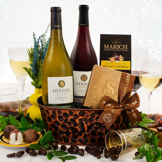Herzog Reserve Duo: Kosher Wine Gift Basket