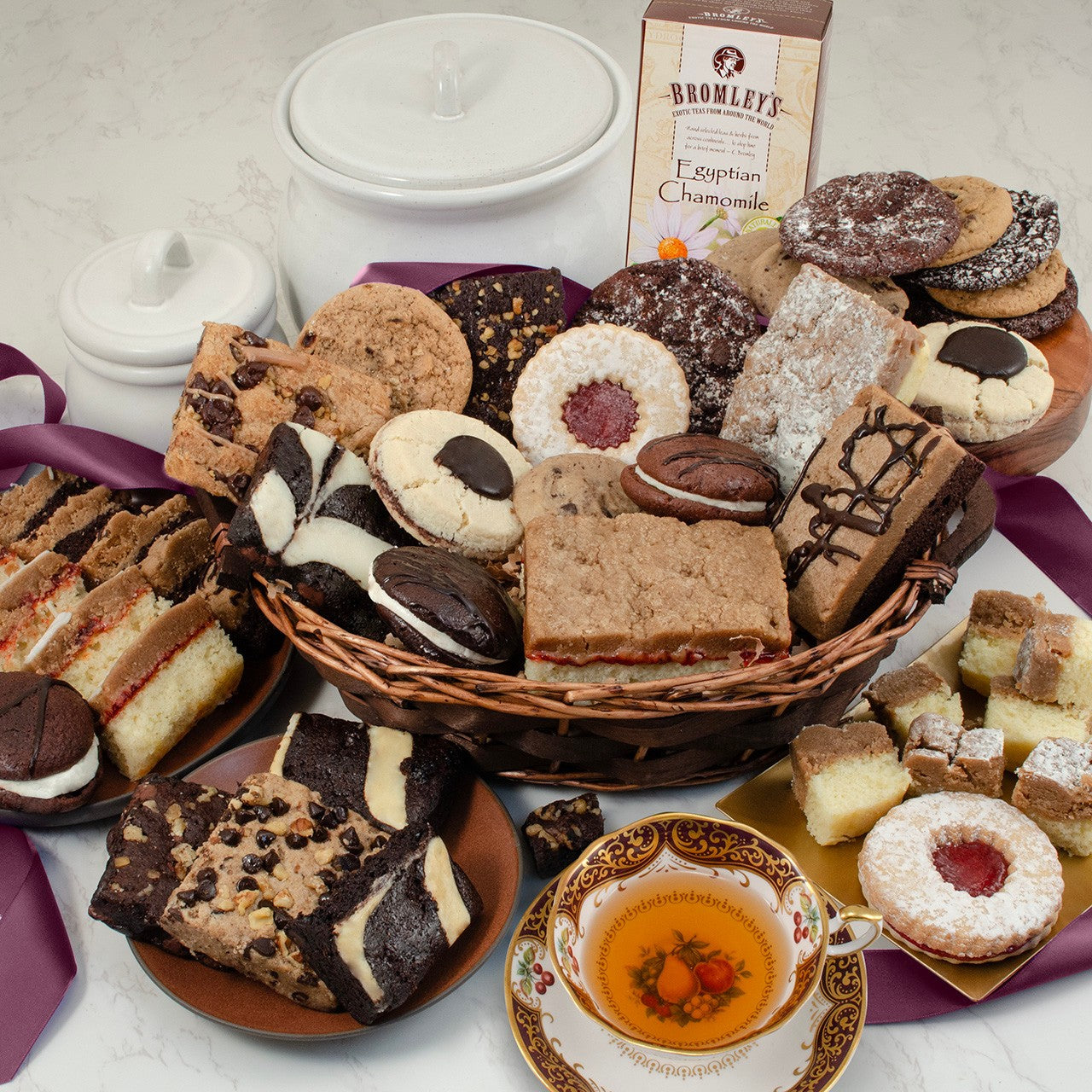 Tea Time: Kosher Bakery & Tea Gift Basket
