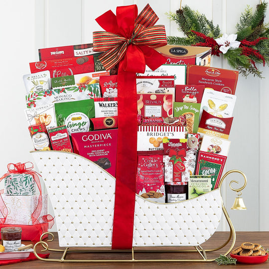 Sleigh Ride Extravaganza: Christmas Holiday Gift Basket