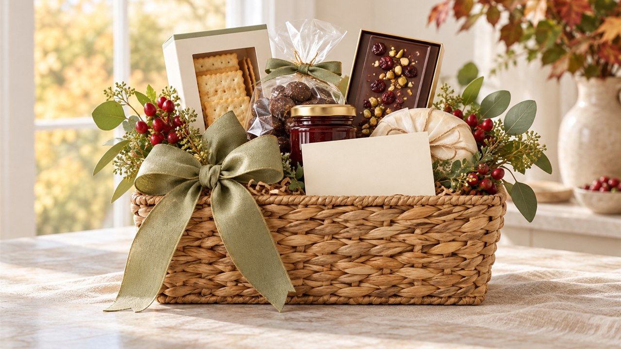 Thank you and grateful gift baskets