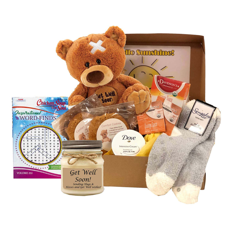 Get Well Gift of Sunshine Care Package- get well soon gifts for women - get well soon gift basket - get well soon gifts