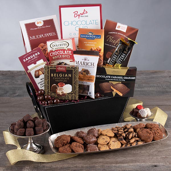 Classic Chocolate: Gourmet Gift Basket