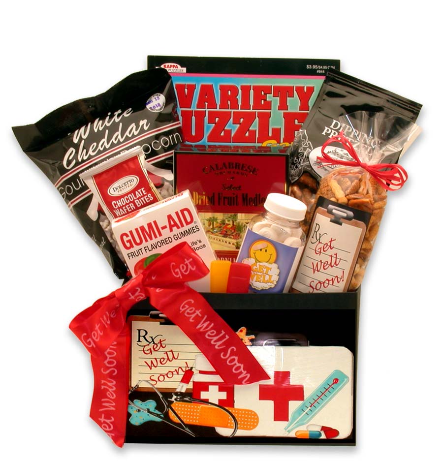 Doctor's Orders Get Well Gift Box - get well soon basket - get well so –  American Gifts & Baskets