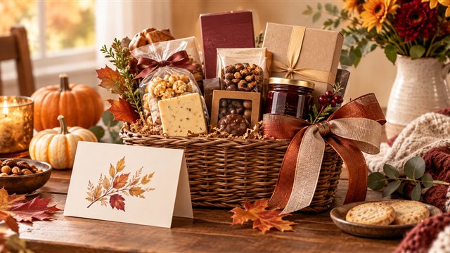 Thank you and grateful gift baskets